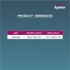 Tynor Coccyx Cushion Seat product dimensions