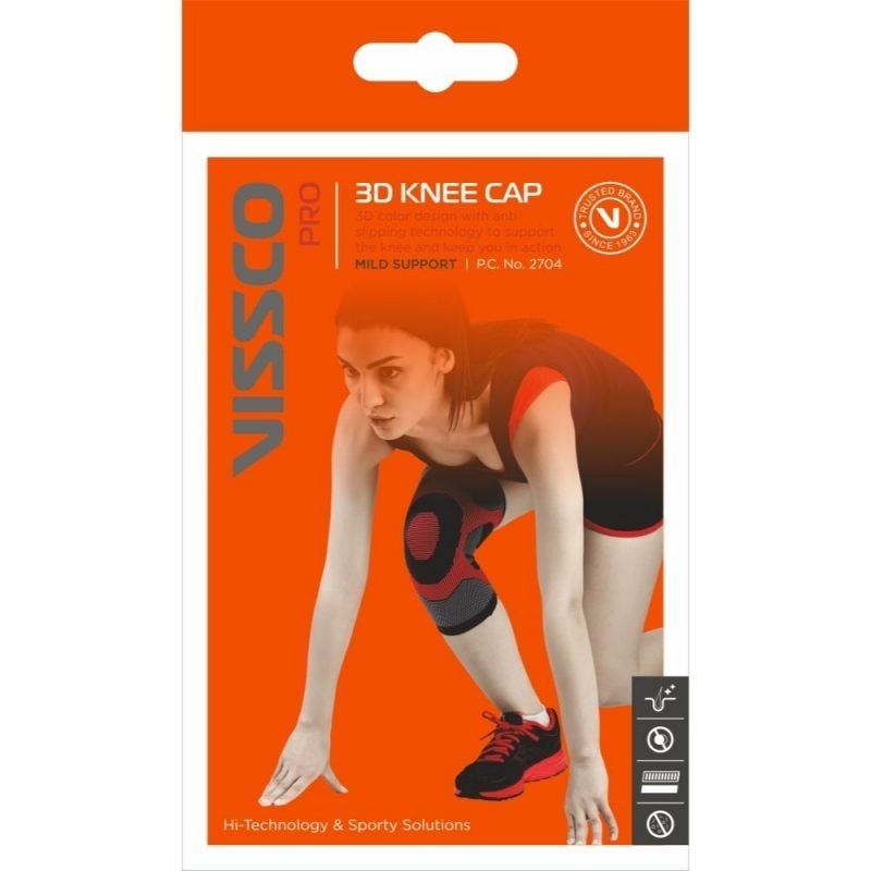 Vissco 3d Knee Cap packaging