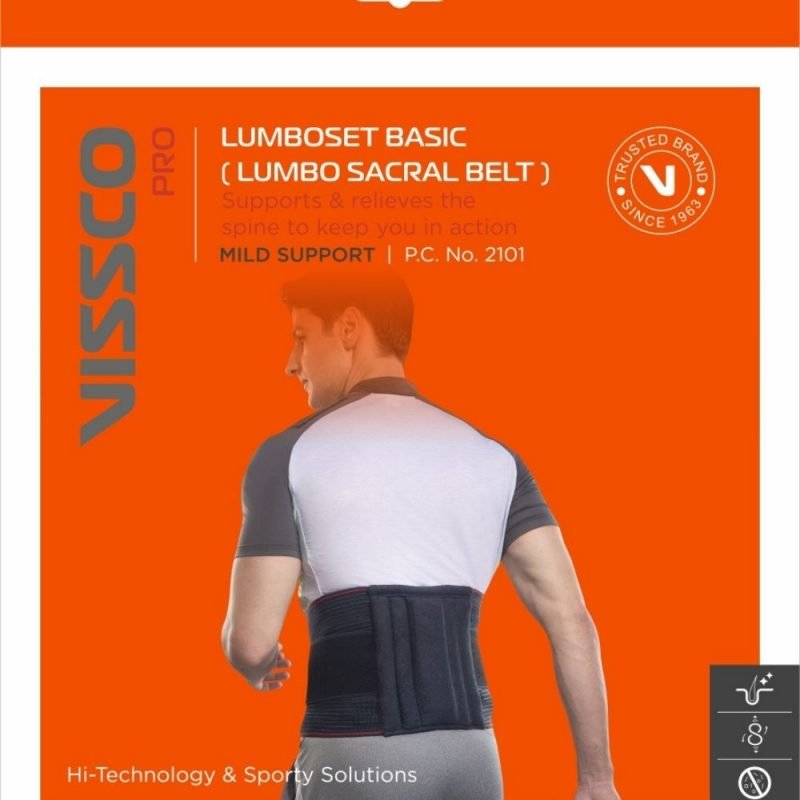 Vissco Lumboset Basic (Lumbo Sacral Belt) packaging
