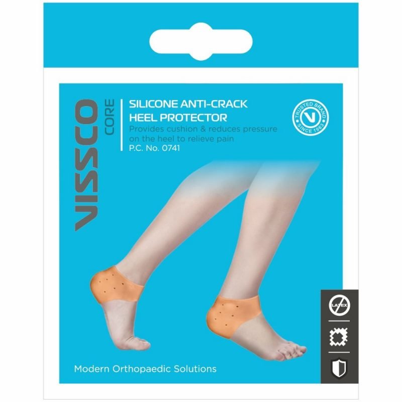 Vissco Silicone Anti-crack Heel Protector packaging