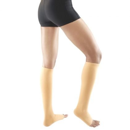 Tynor Compression Stocking Below Knee Classic - Beige, Pair - FitMax