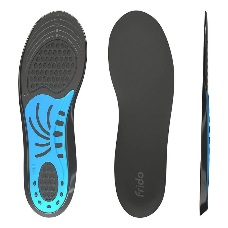 Frido Dual Gel Heavy Duty Trimmable Foot Insoles size chart