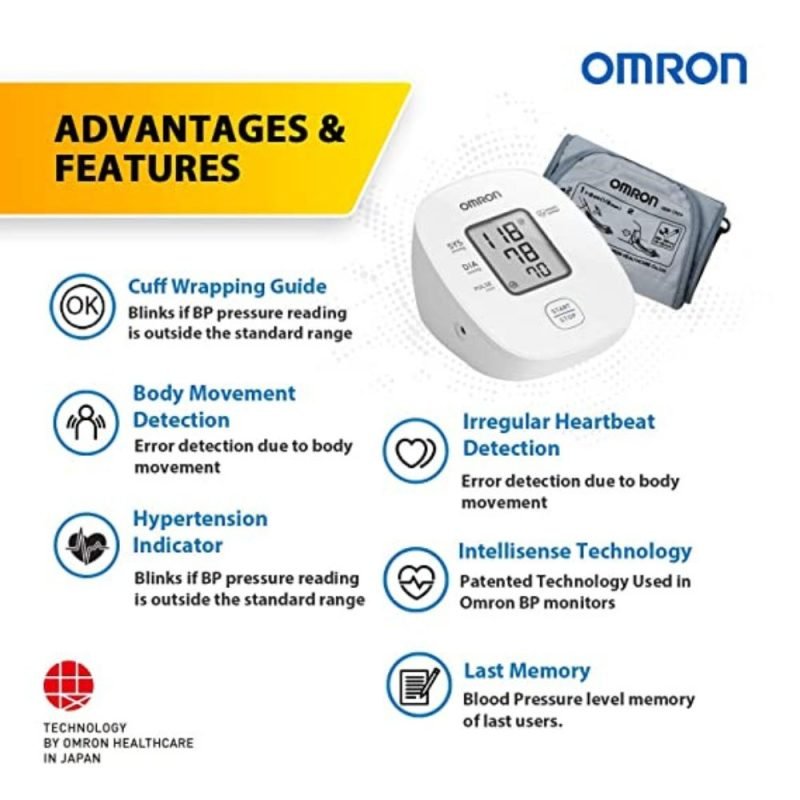 Omron HEM 7121J Omron advantages and features