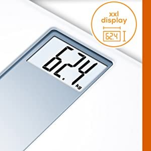 Beurer PS 160 Weighing Scale display size