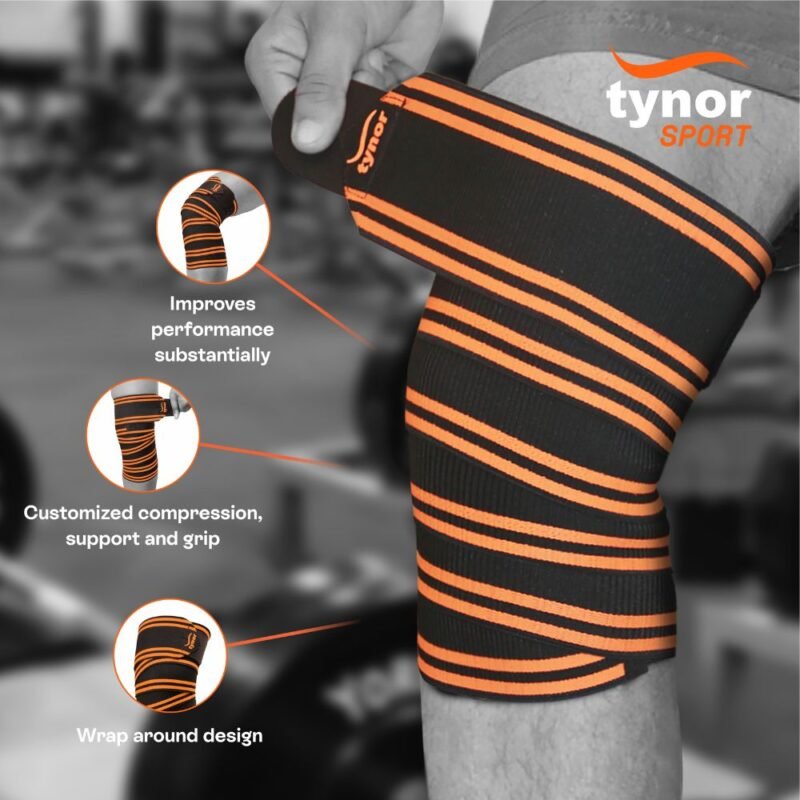 Tynor Weight Lifting Knee Wrap