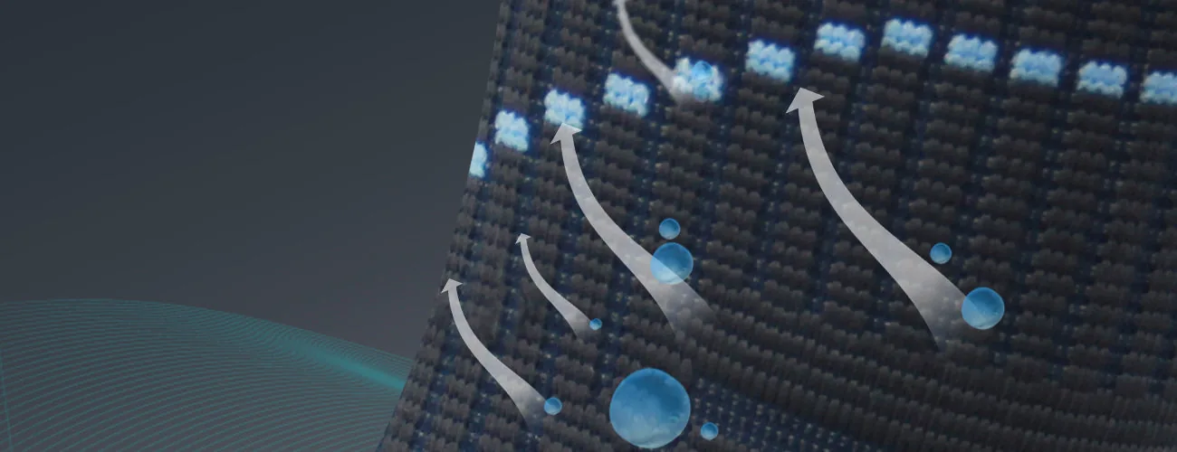 Tynor Ankle Binder close-up: knitted sleeve fabric