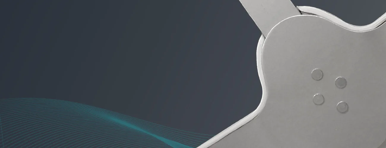 Tynor Ash Brace (Hyper Extension Brace) close-up: aluminium frame