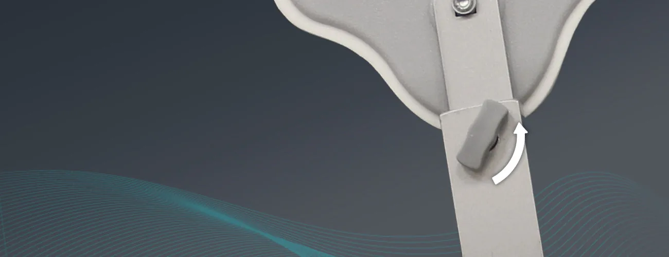 Tynor Ash Brace (Hyper Extension Brace) close-up: adjustable length