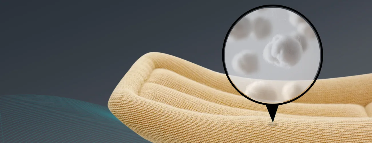 Tynor Cervical Collar Soft With Support close-up: soft cotton cover