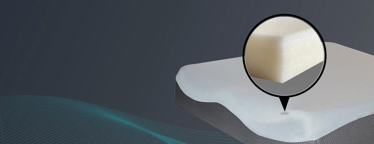 Tynor Coccyx Cushion Seat close-up: high-density foam core