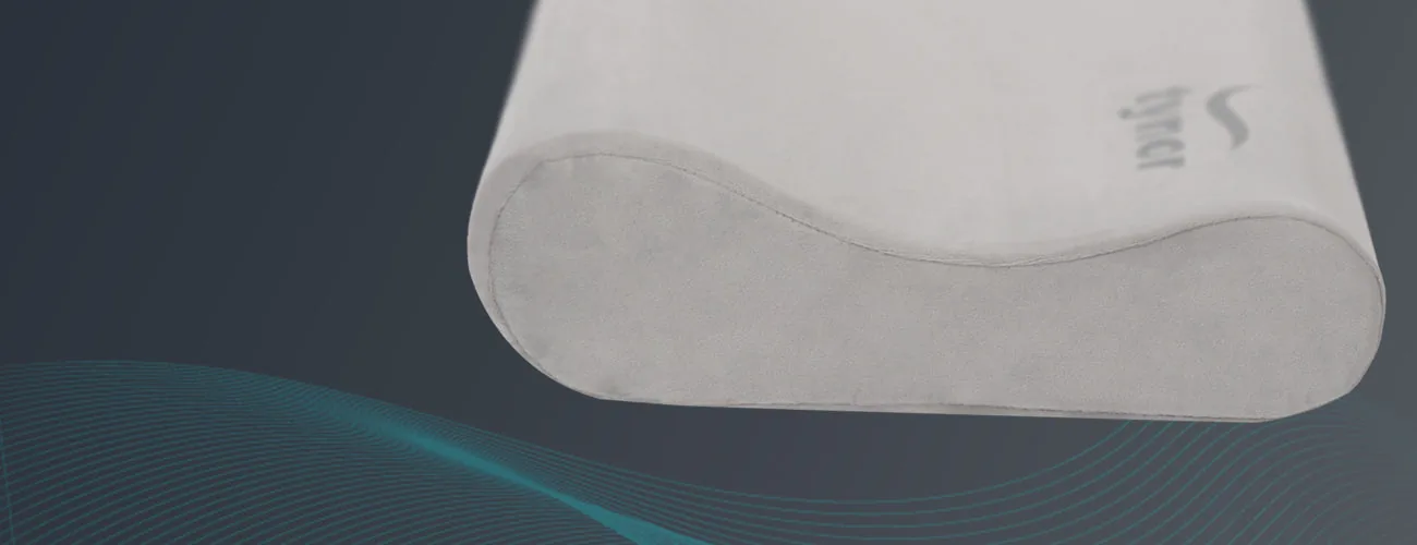 Tynor Contoured Cervical Pillow close-up: two heights