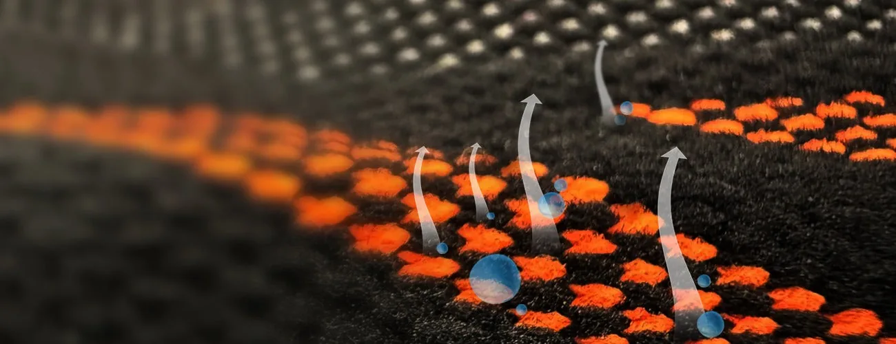 Tynor Knee Cap Air Pro close-up: porous knit and airflow