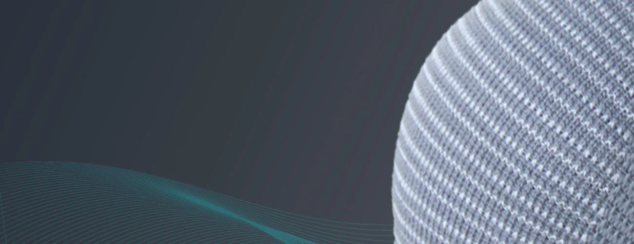 Tynor Knee Cap With Rigid Hinge close-up: knitted nylon outer fabric