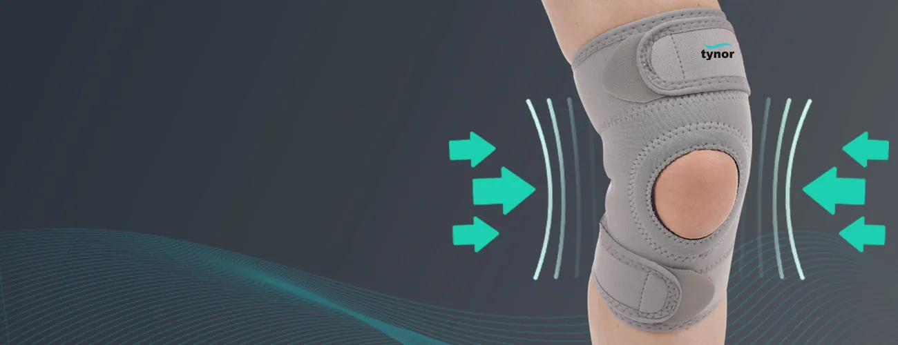 Tynor Knee Support Sportif (Neoprene) close-up: even compression