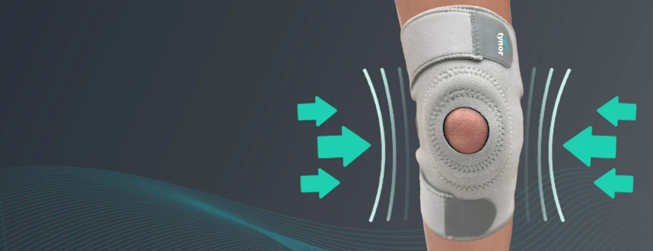Tynor Knee Wrap (Neoprene) close-up: even compression