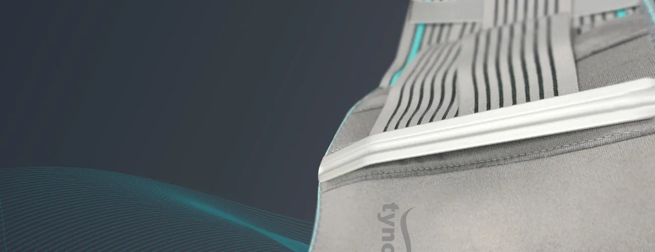 Tynor L.S. Belt Lumbopore close-up: semi-rigid splints