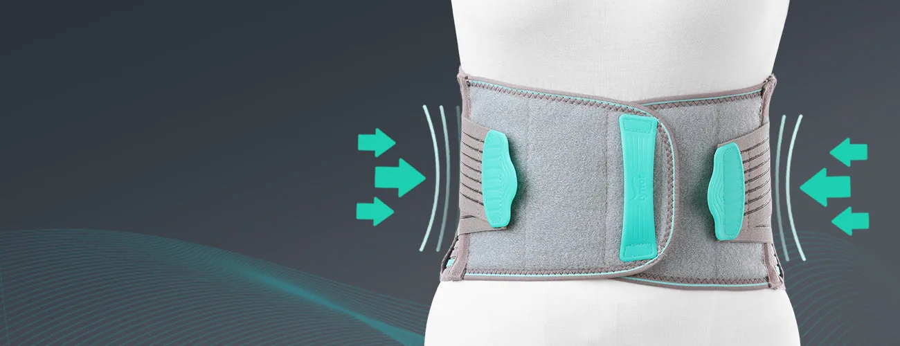 Tynor L.S. Belt Lumbopore close-up: elastic body