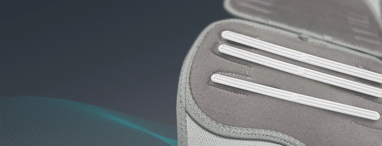 Tynor Lacepull L.S. Belt close-up: semi-rigid splints