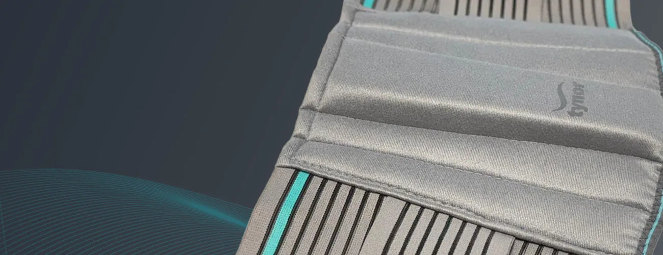 Tynor Lumbo Sacral Belt close-up: cushioned back pad