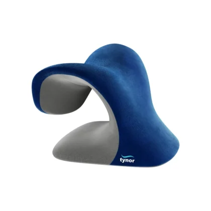 Tynor Neck Corrector & Relaxer in blue and grey, product view