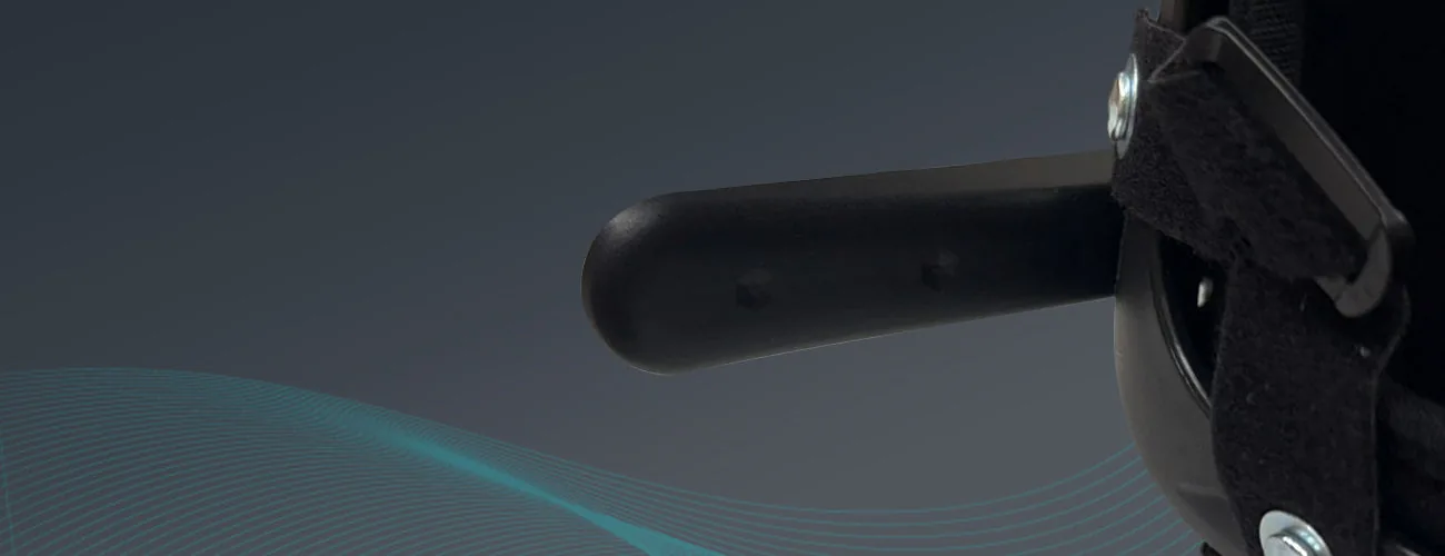 Tynor PF Night Splint Derotation close-up: derotation bar