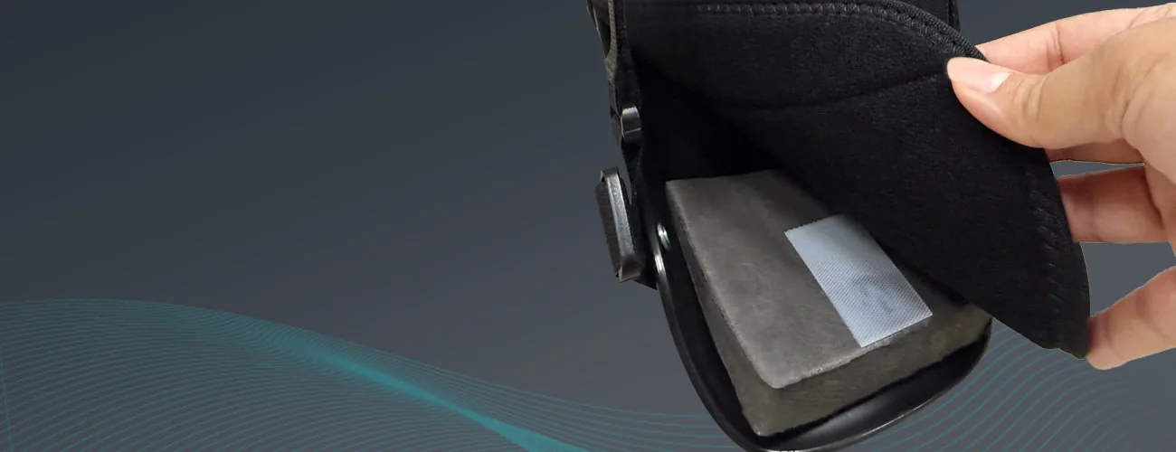 Tynor PF Night Splint Derotation close-up: padded, secure fit