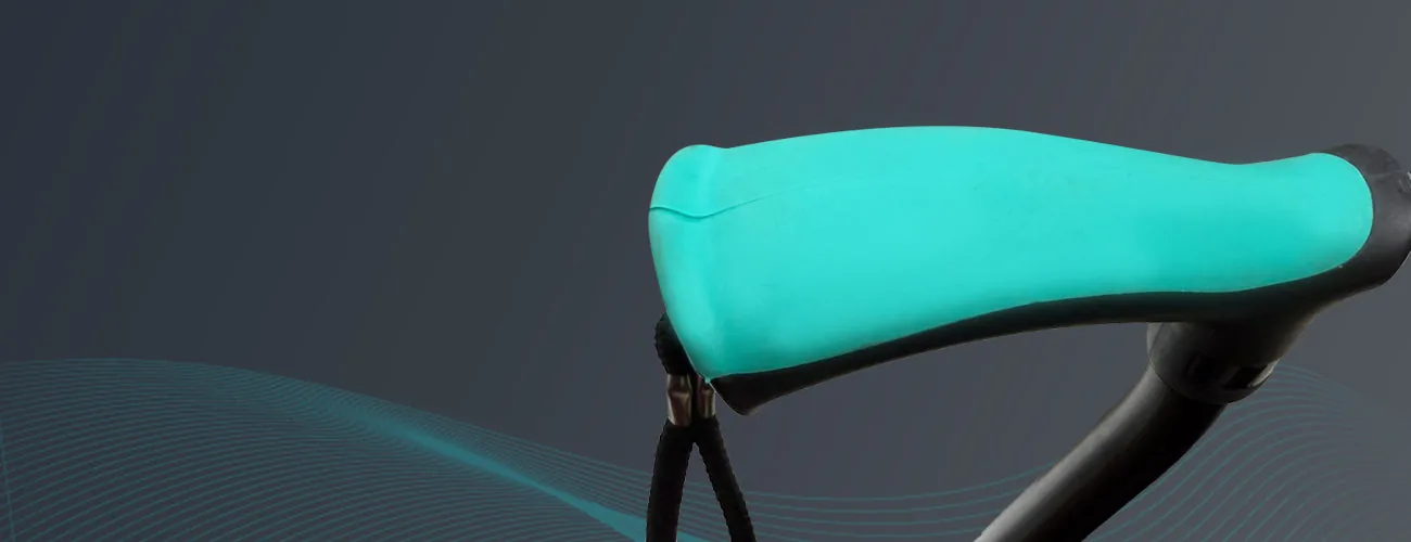 Tynor Quadra Stick close-up: soft gel cushion