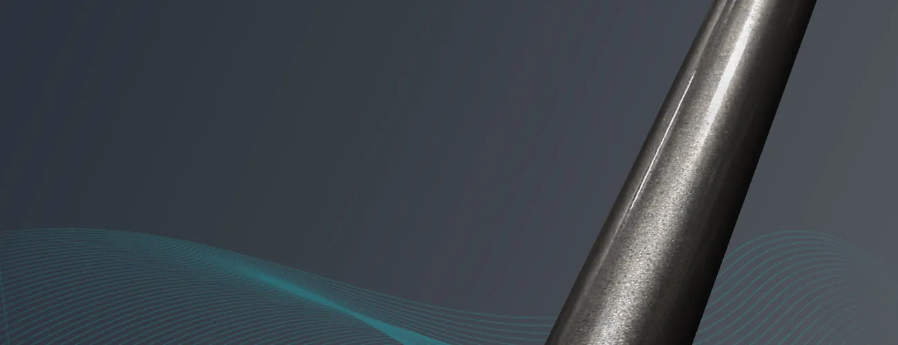 Tynor Quadra Stick close-up: aluminium and mild steel shaft