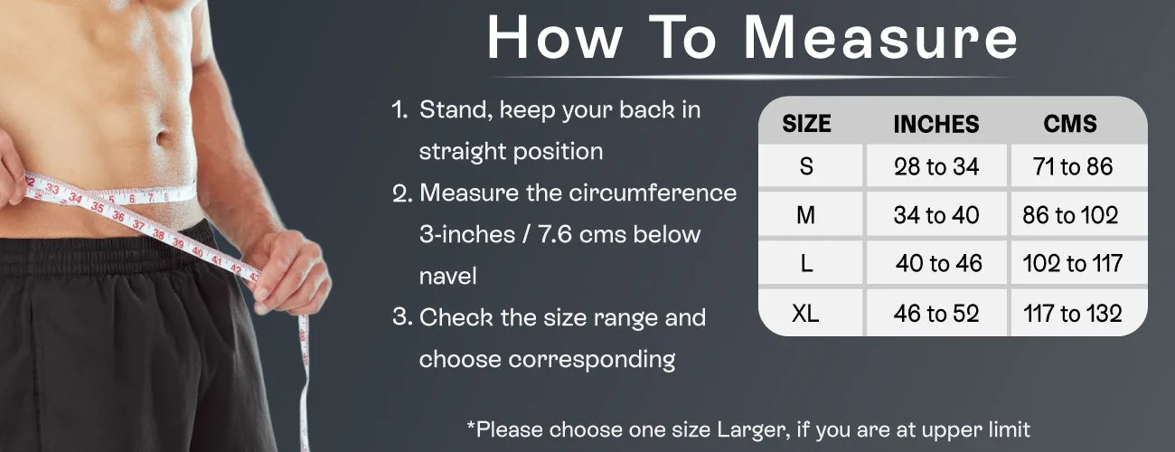 How to measure for the Tynor Scrotal Support: steps and size table
