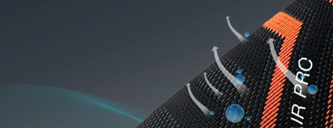 Tynor Shin & Calf Support Air Pro close-up: breathable knit