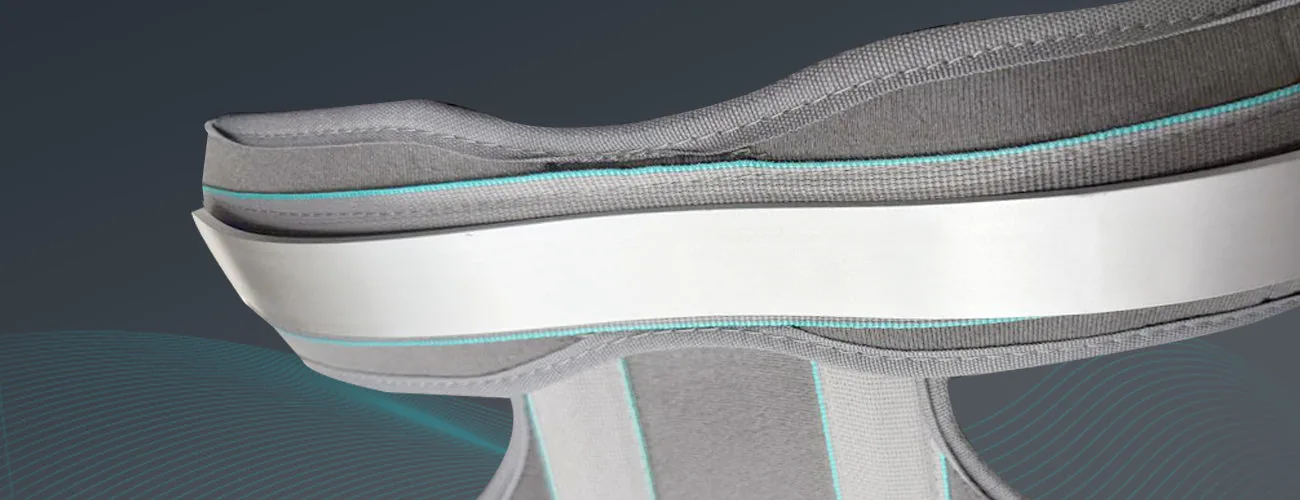 Tynor Taylor's Brace Long close-up: horizontal aluminium splint