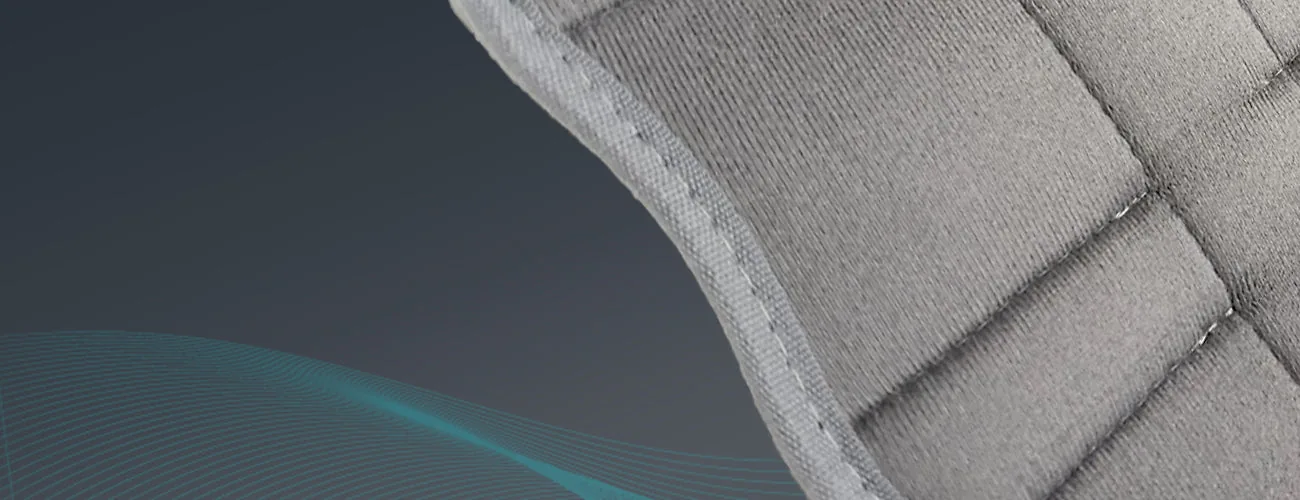 Tynor Taylor's Brace Long close-up: three-layer plush fabric