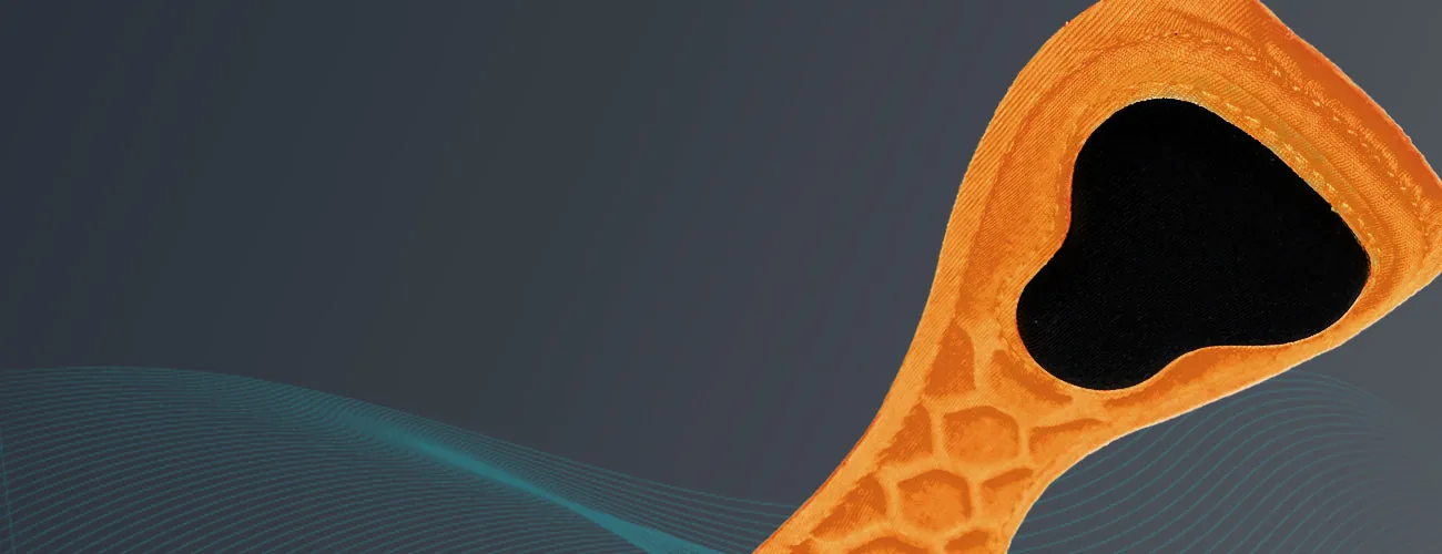 Tynor Tennis/Golfer's Elbow Support Pro close-up: gel pad lining