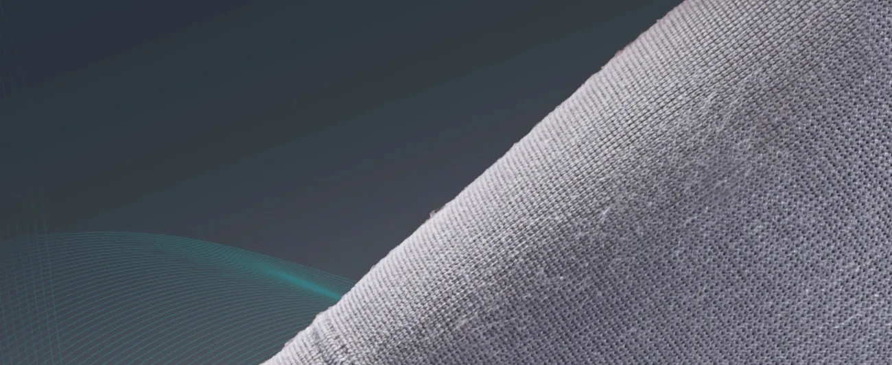 Tynor Thigh Support close-up: nylon outer layer