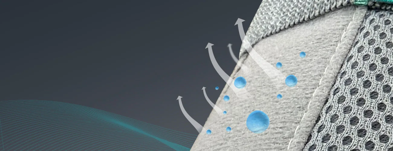 Tynor Wrist & Forearm Splint close-up: pUF-fused fabric